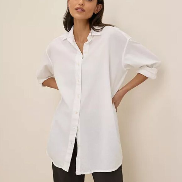 Pact Women's Cotton Sunset Lightweight Cotton Oversized Shirt - Picture 1 of 1